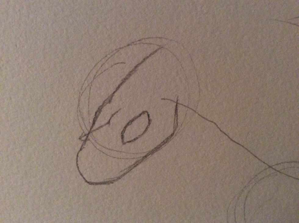 I added a line to show the creatures long neck