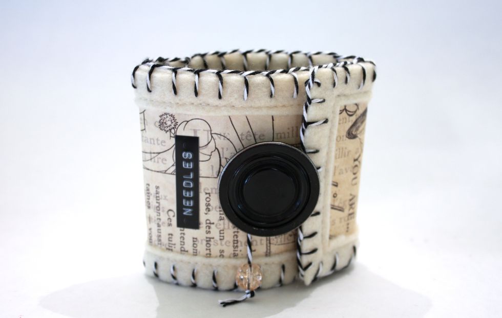 I added a little dymo tape