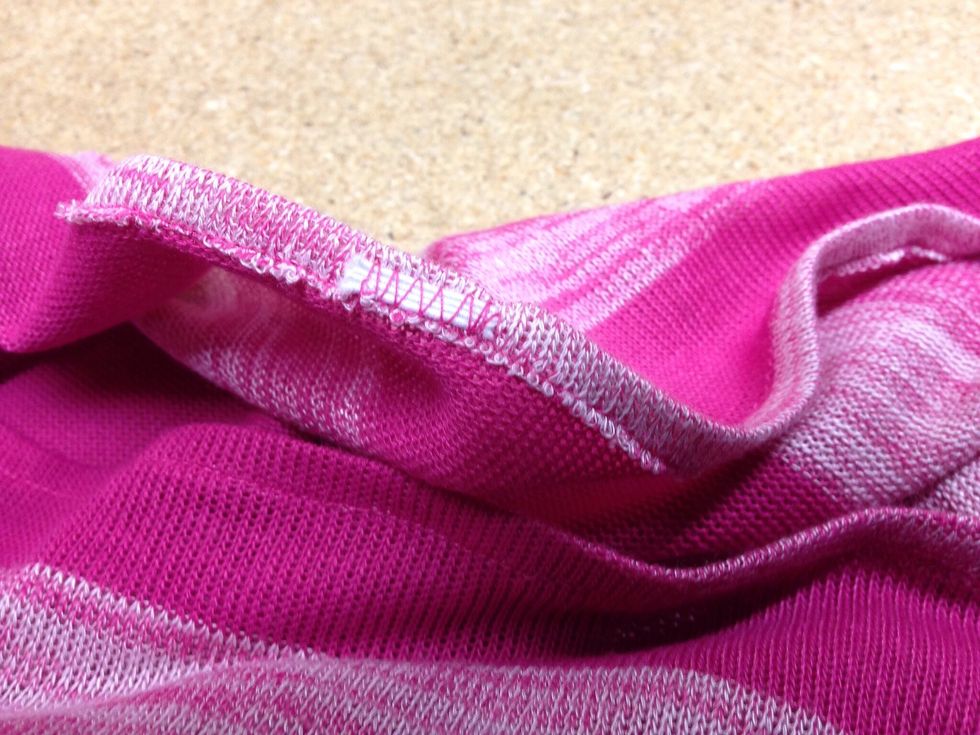 I added a little elastic so I know where the back is. Someday I'll make tags.