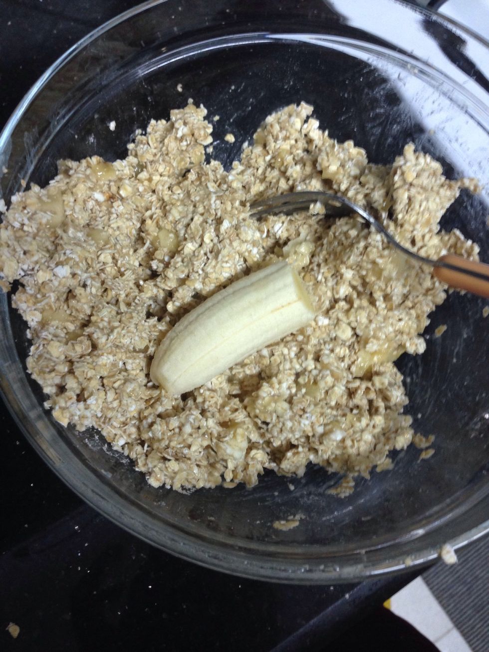 I added another 1/2 of banana