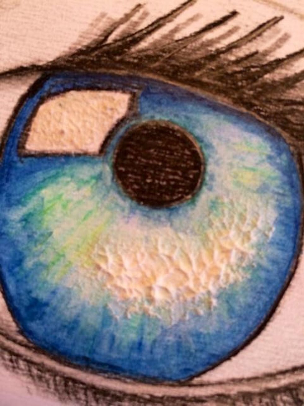 I added it just so my my "light flares"...the 2 white spots on the eye where the light reflects.