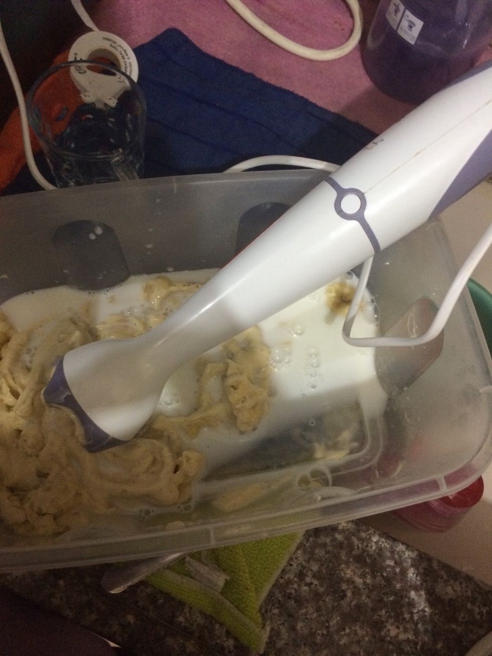 I added milk to make it a little more moist