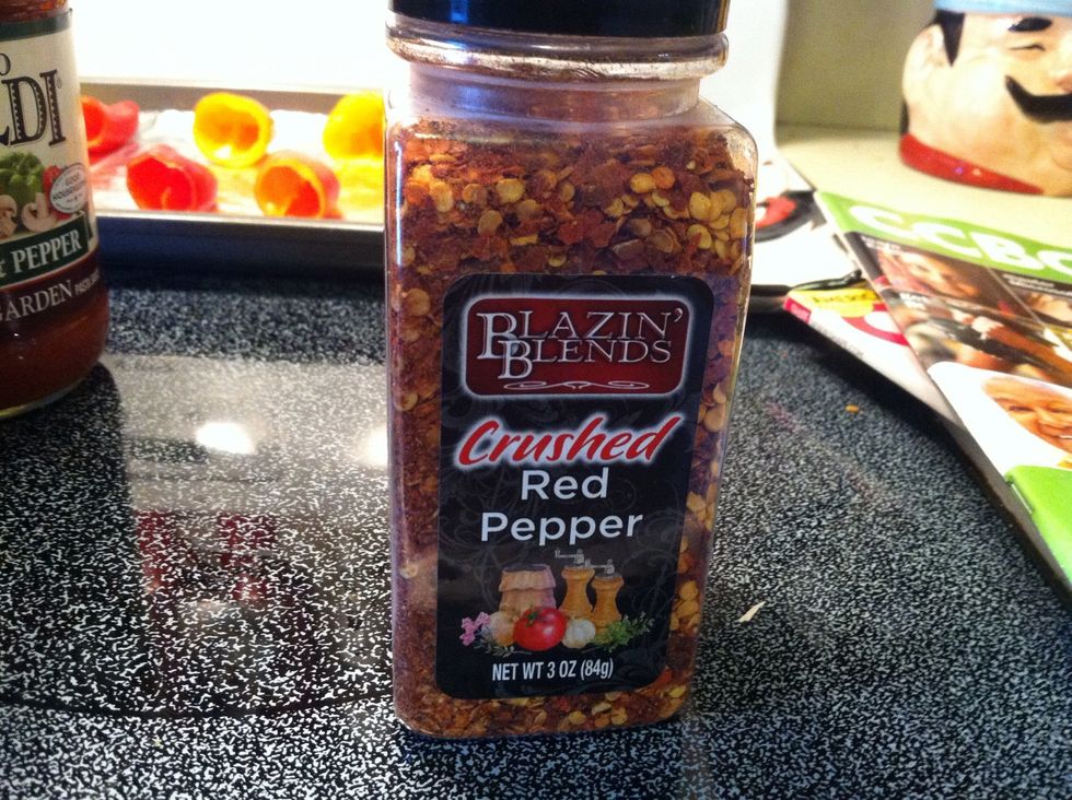 I added red pepper flakes for a spicy kick!