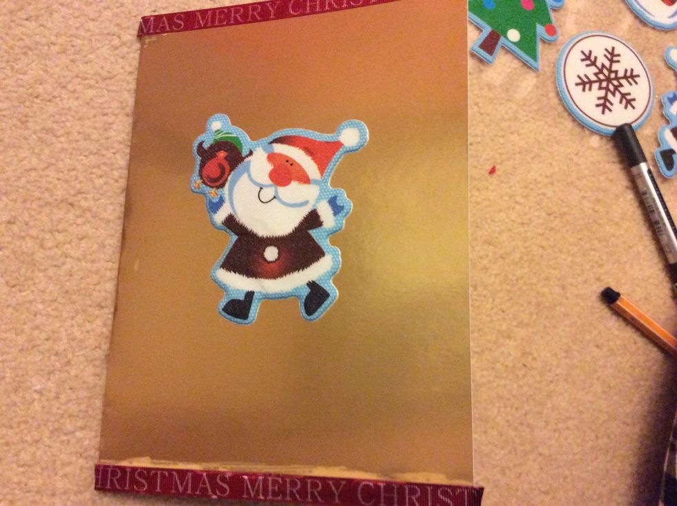 I added ribbon on the top and bottom.