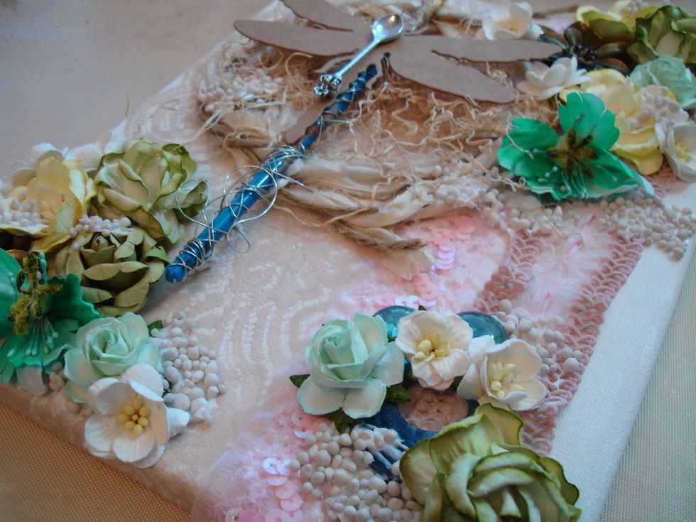 I added some Art Stones for more texture.