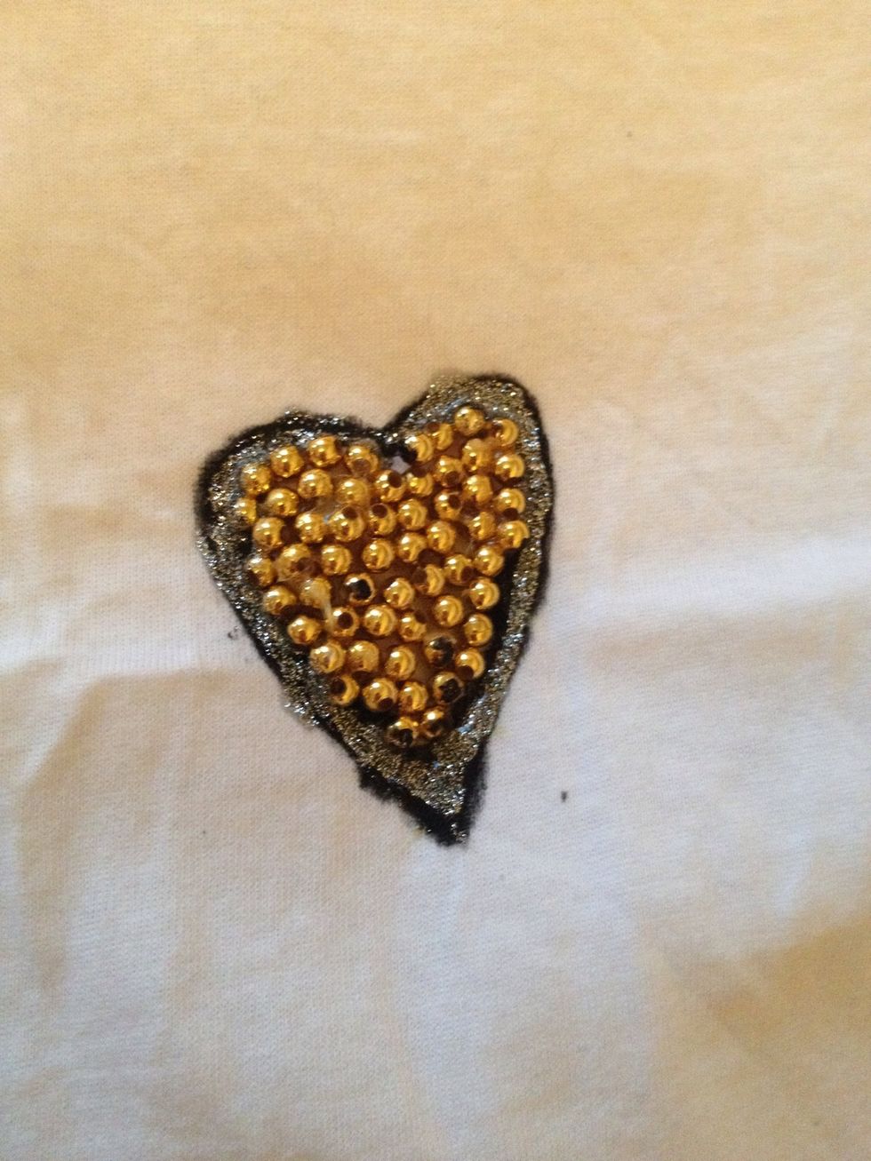 I added some glitter.