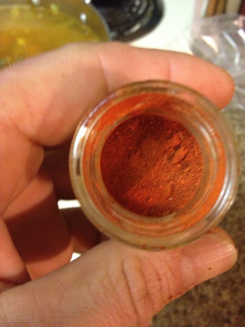I added some ground saffron