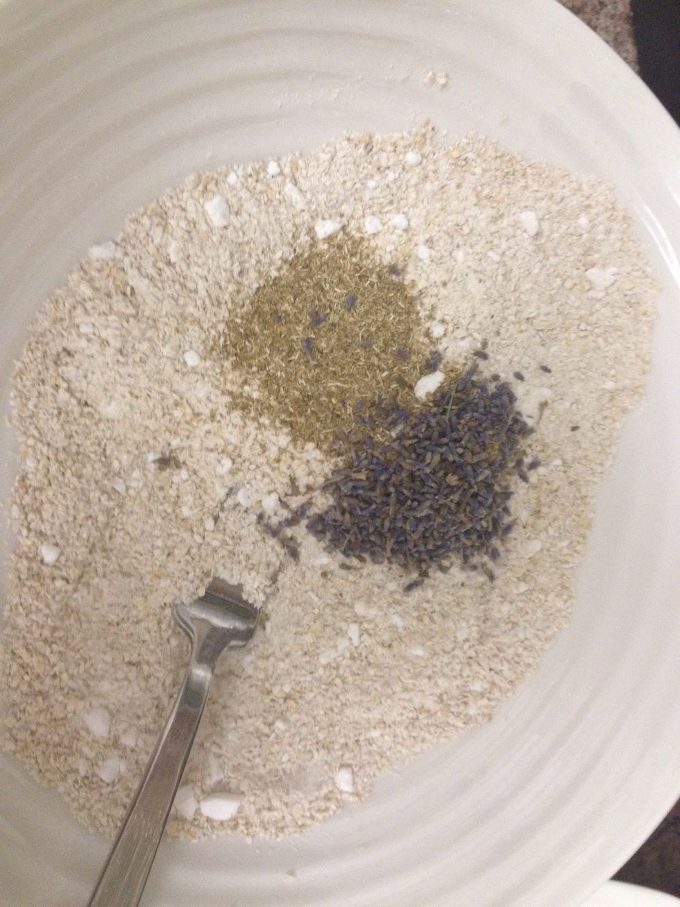 I added some loose leaf teas (lavender)