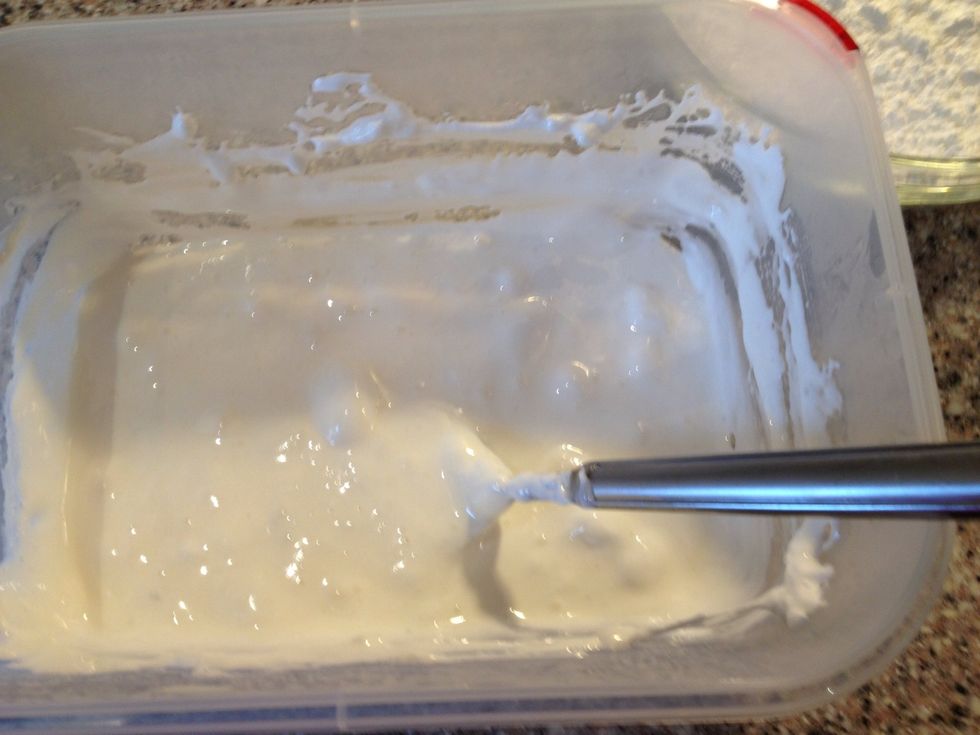 I added the cream cheese and lemon juice to the marshmallows and gave them 20 sec. In the microwave a couple of times until it started to puff up. Then stirred it together.