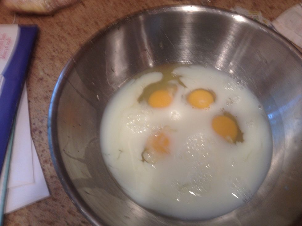 I added the milk next- I use skim but you can choose 2% or full fat f you prefer.