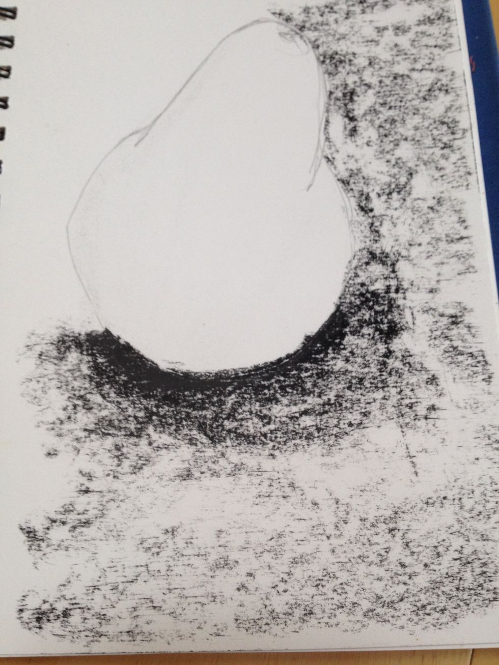 I added the penumbra and tried to keep them different tones while not making them too drastically different.