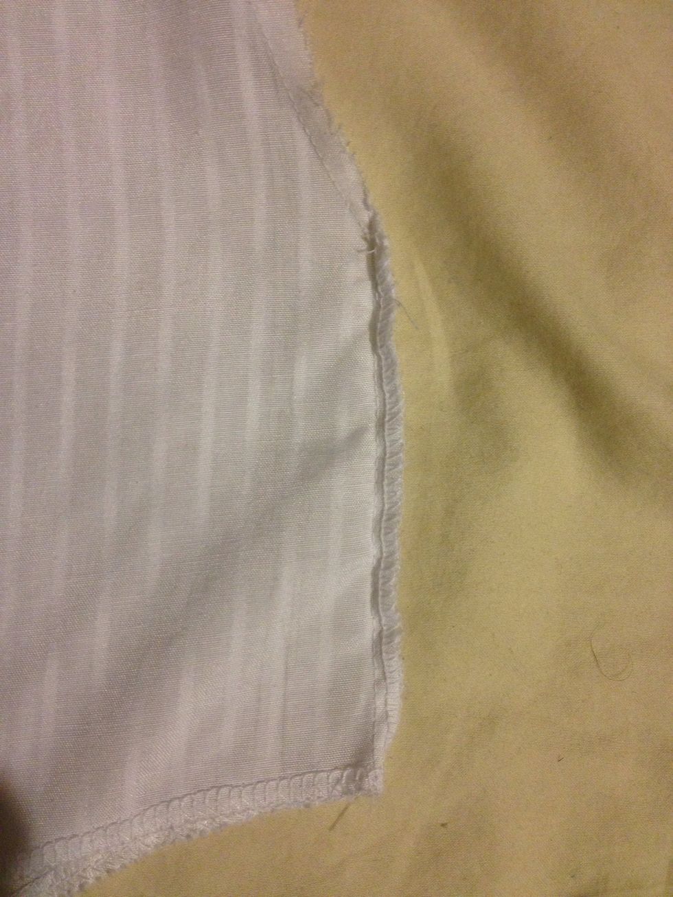 I added this after I cut it because I forgot to take a pic. But. This is what I mean about not cutting all the way down.