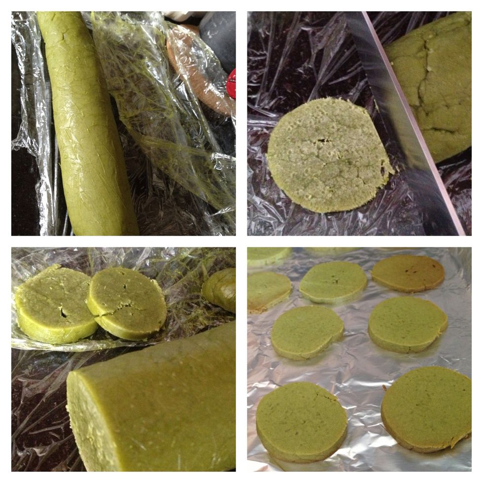 I added this as experiment 2, the only different of this is 2 tbsp green powder, 1 full cup of powdered sugar. And put in refrigerator overnight, take it out next day chill for 15 minutes.