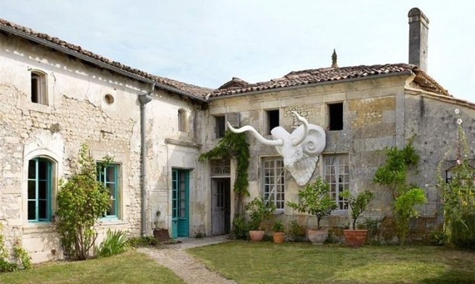 I adore the brick work on this home.