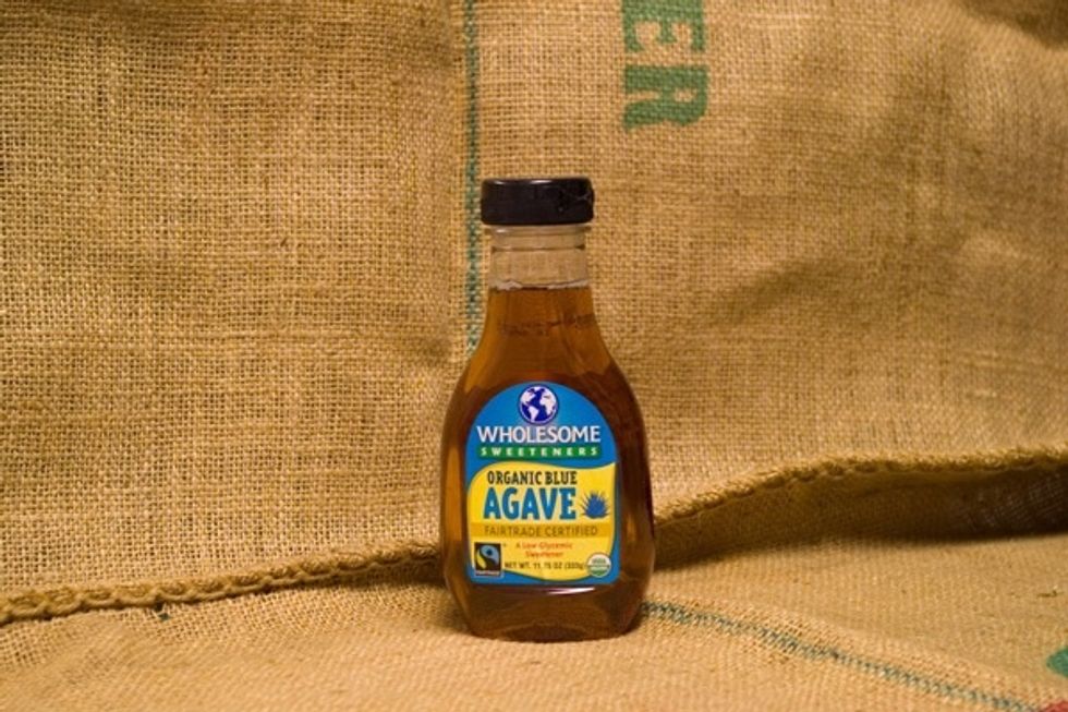 I almost forgot! Drizzle the agave in the blender... If you like it more sweet ad more then what the recipe calls for. If you don't like it as sweet don't put as much.