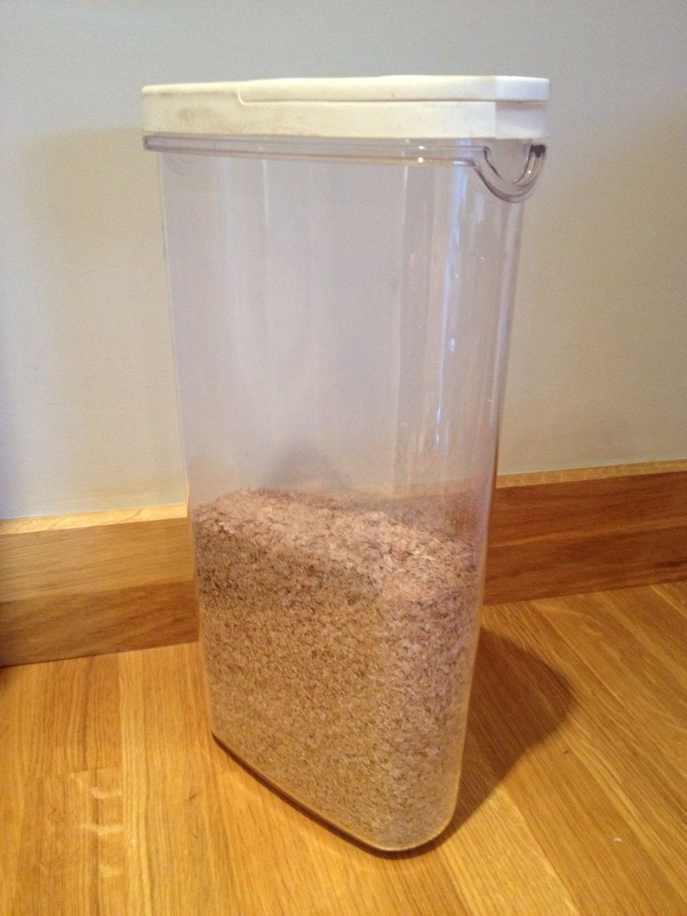 I also add about half a tablespoon of bran which you can buy from health food shops and is a great source of fibre. This is optional.