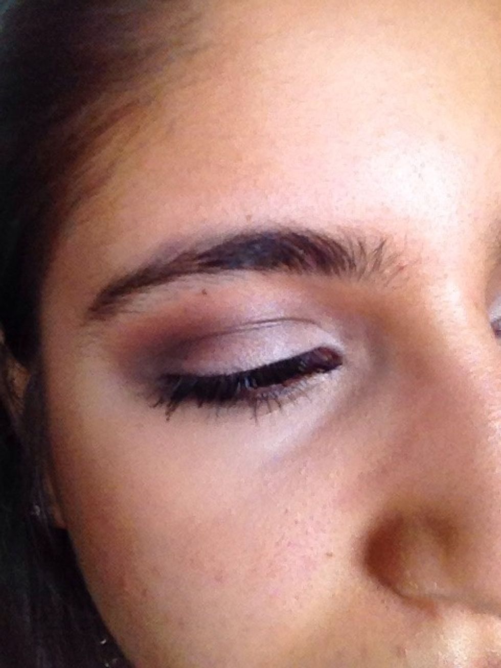 I also applied "Kitten" in the tear duct (Inner corner) of my eye