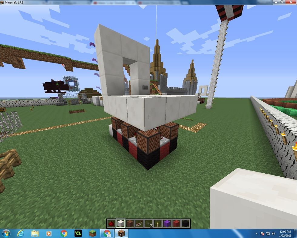 I also built a platform too. You don't have to but I just wanted too! It may help to see as a doorbell a little more!