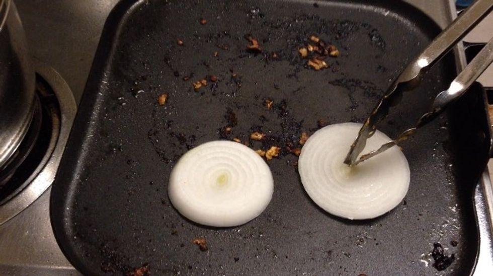 I also grilled some onions