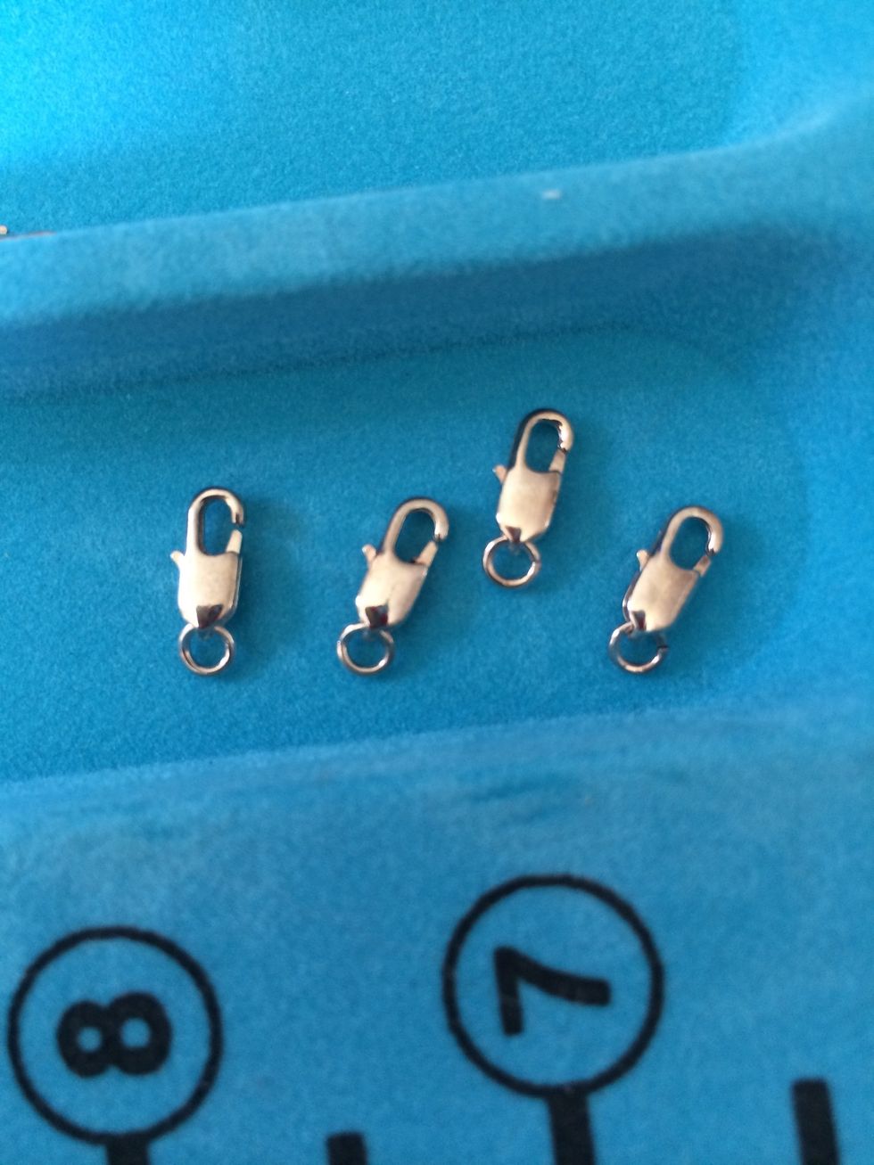 I also like using these clasps and sometimes I can find them for a cheaper price.