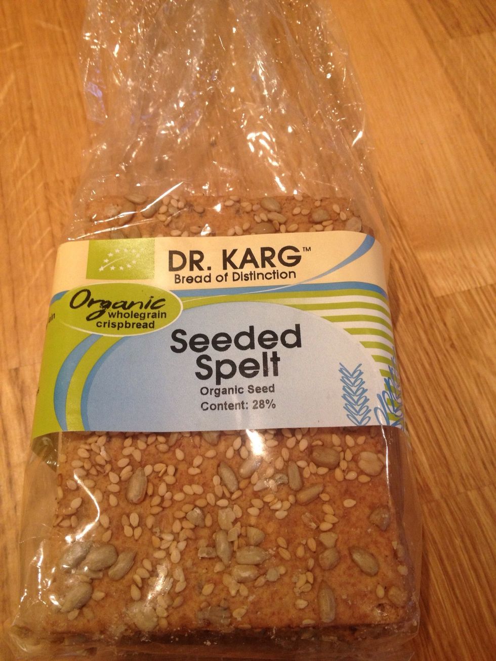 I also really like Dr Karg's much tastier than oatcakes in my opinion. Spelt is an ancient relative of the wheat we eat today but apparently easier to digest