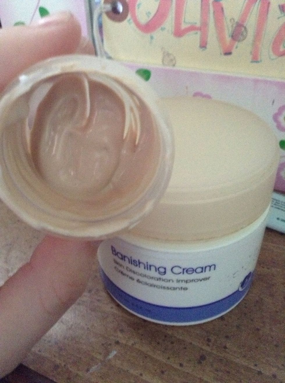 I also stirred in a little of this skin discoloration improver. Optional again.