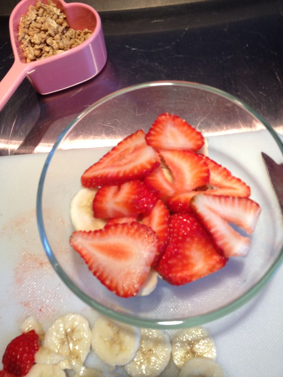 I always put plenty of fruit in each layer!!