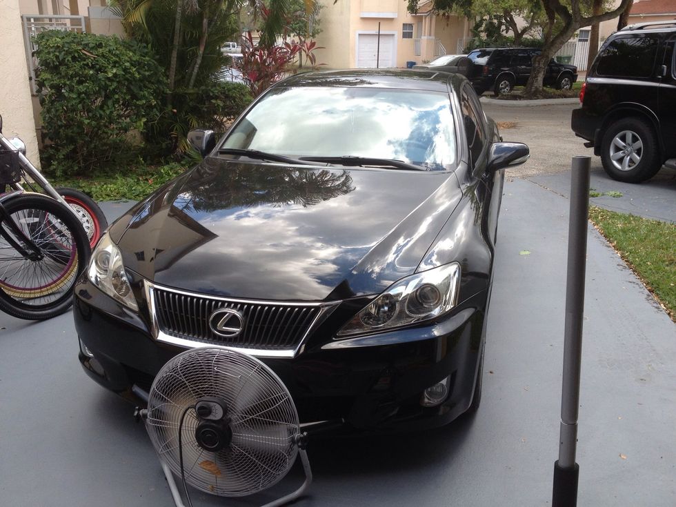 I always use my fan to help cool things down before I start