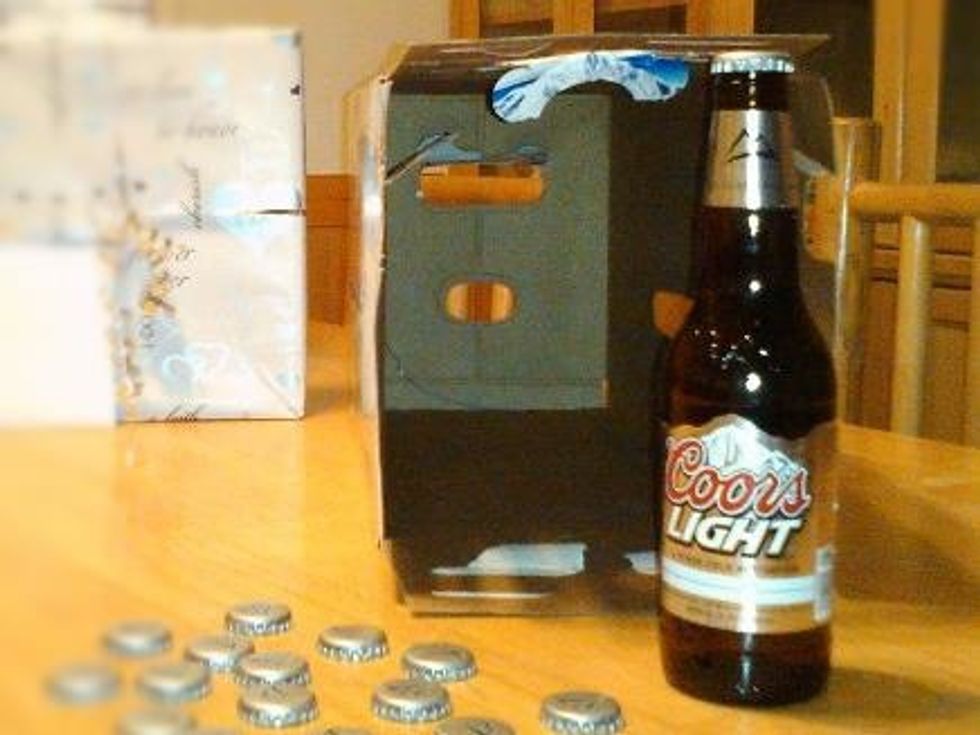 I am certain this is the one time you can give and empty case and the receiver will actually be pleased to receive it.