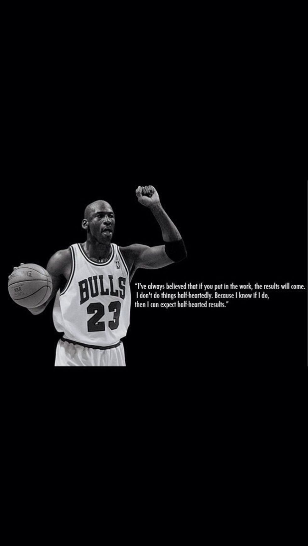 I am not a bulls fan, but I really do admire Michael Jordan. He makes me think I can be successful at anything if I work really hard at it. He makes me feel more confident when I do something.