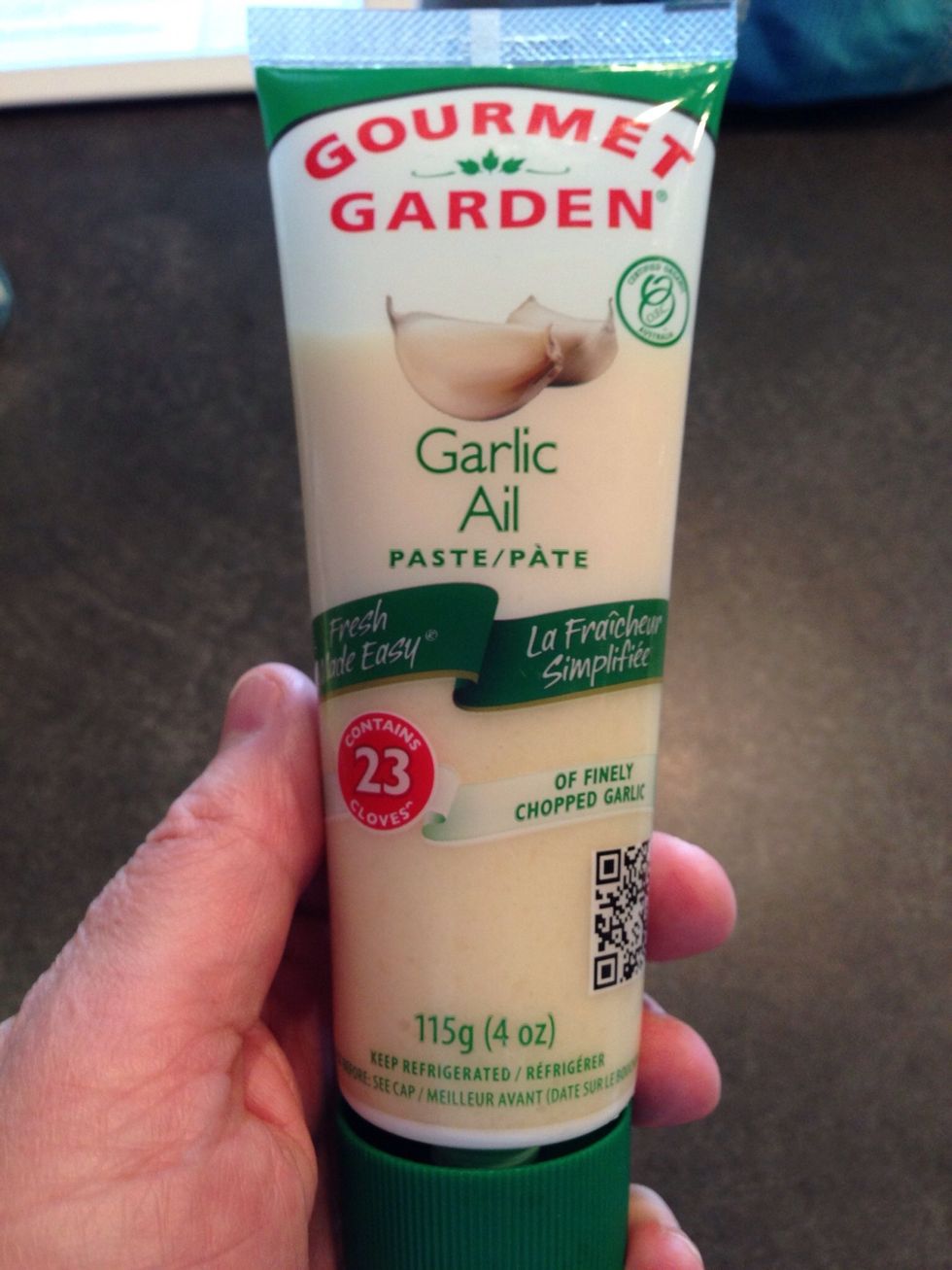 I am not a huge garlic fan, so I just buy this kind, and squeeze out what I need. Alternatively peel, smash and mince a clove.