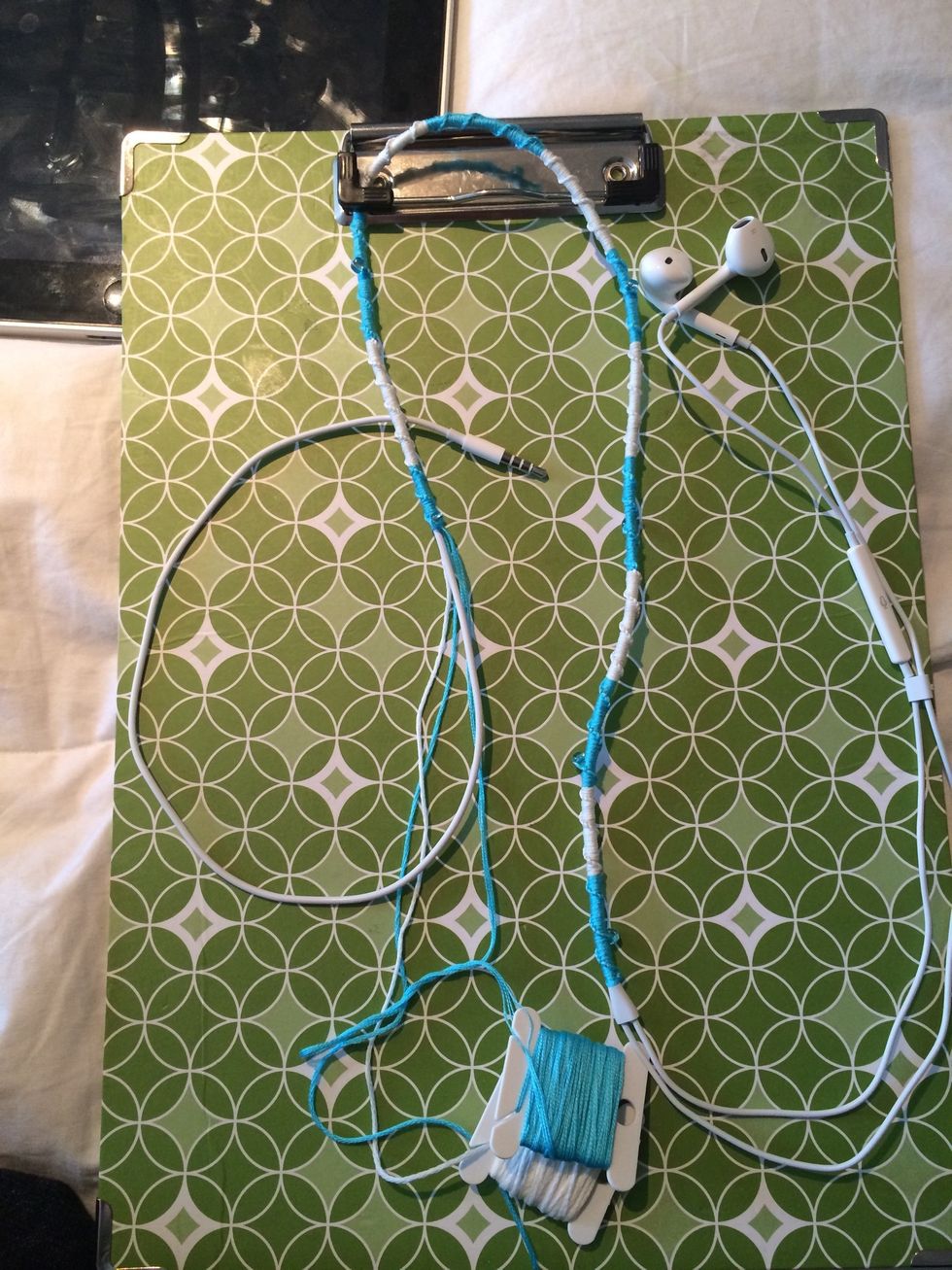 I am now about 3/4 of the way done only a little bit longer to go.