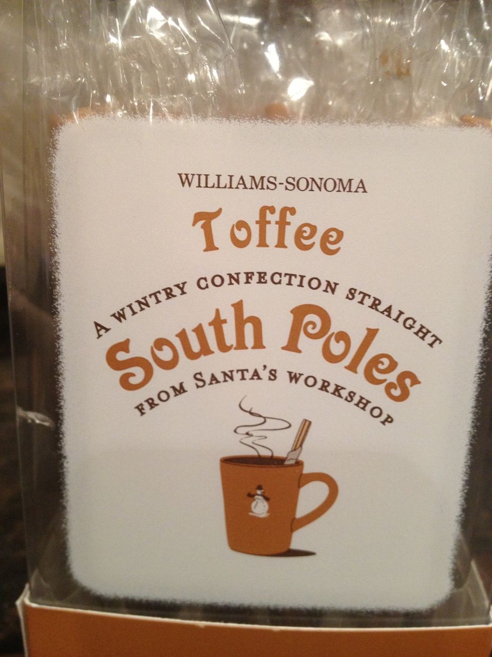 I am using hot chocolate sticks instead of toothpicks.