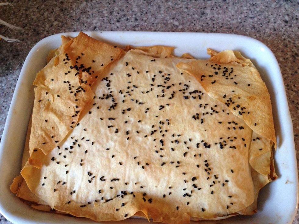 I baked it in the oven for 30 minutes.