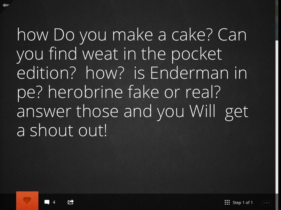 I believe these are your questions