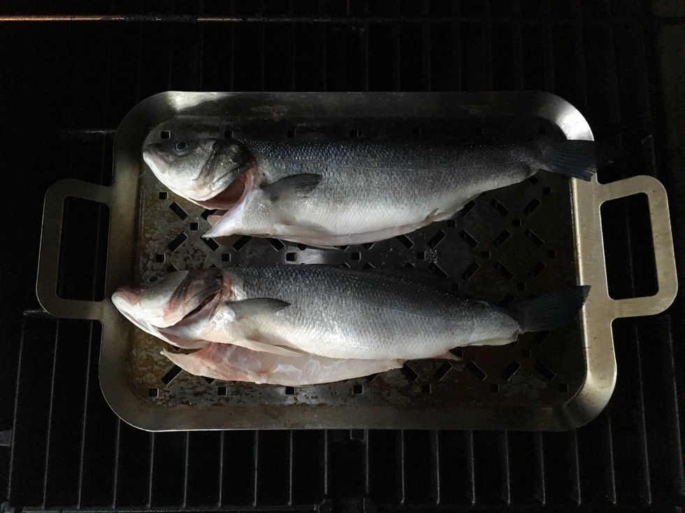 I bought the fish at Whole Foods and had it cleaned and butterflied.