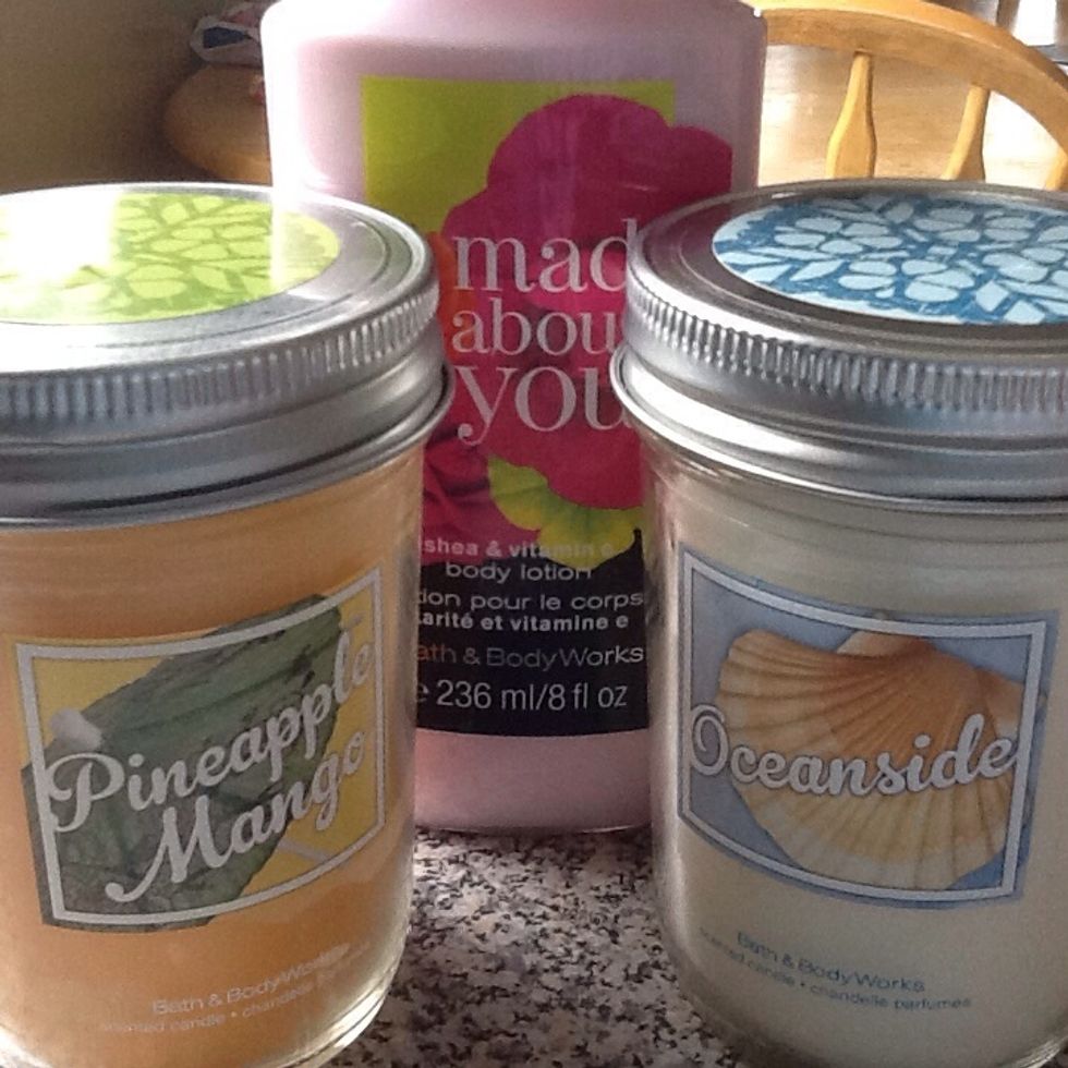I bought these at bath and body works for my mom because Mother's Day is next weekend
