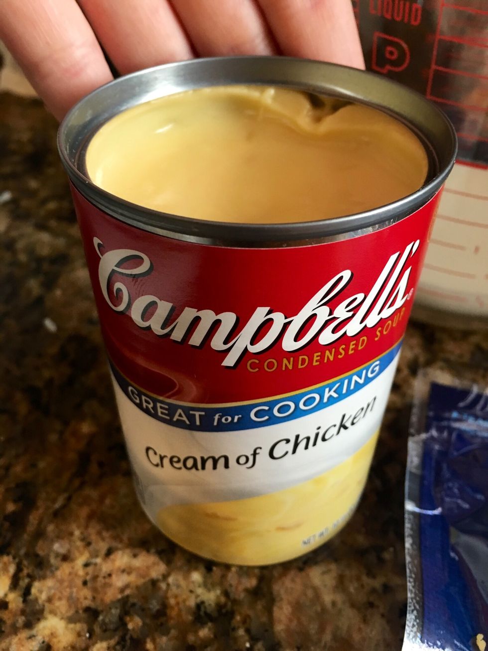 I can of cream of chicken