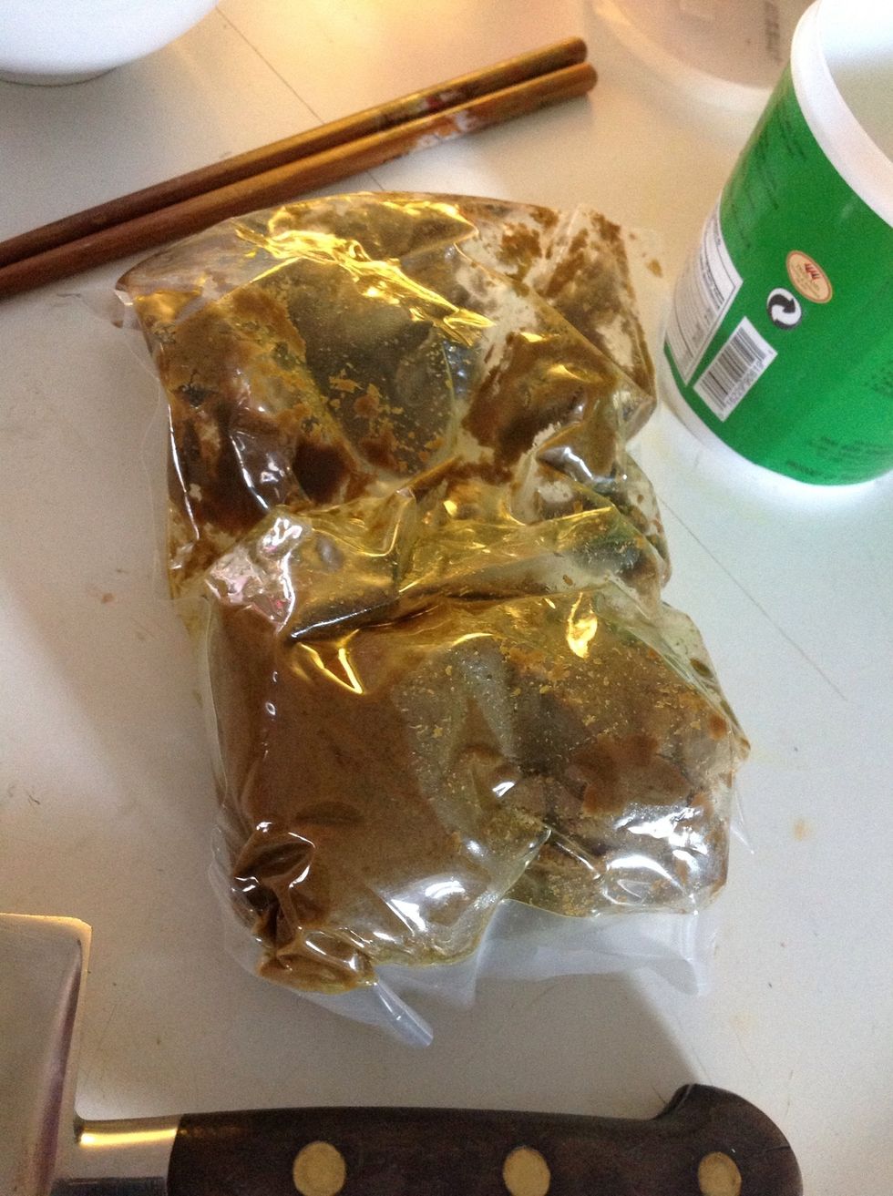 I cheat and use store-bought green curry paste. Make your own if you can.