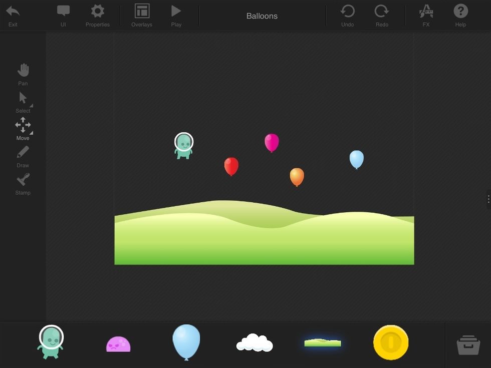 I chose some GROUND also. The character will automatically collide with the ground.