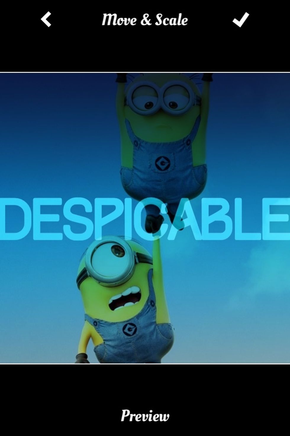 I chose this picture from when I used Font Candy.