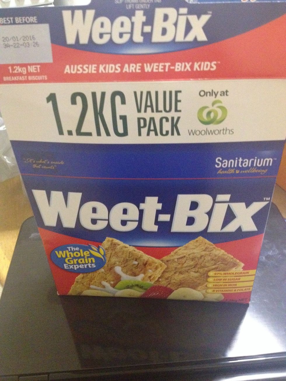 I chose weetbix. Coz Aussie kids are weetbix kids.
