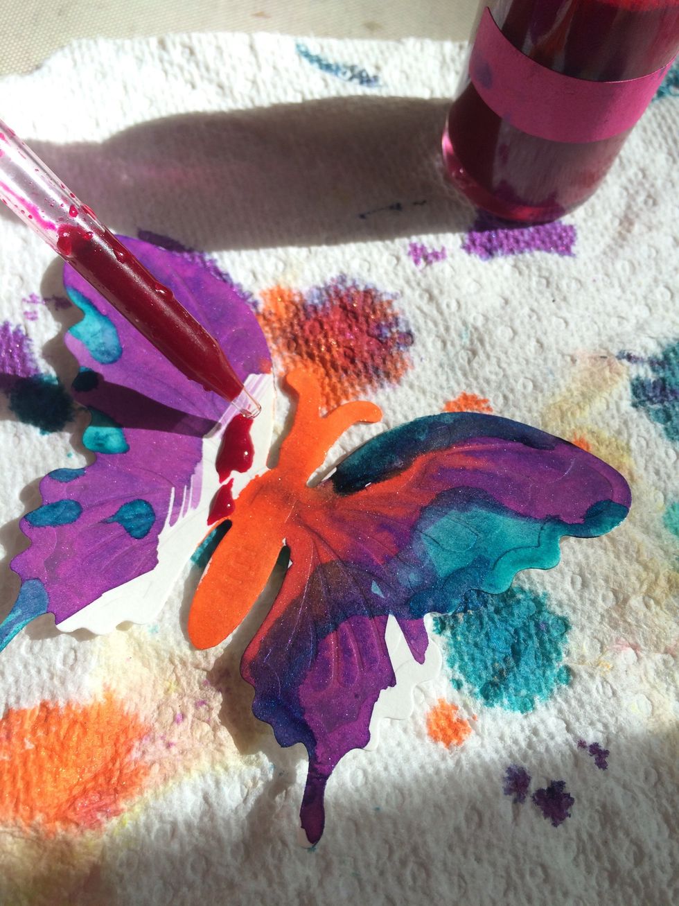 I continued to do this with a couple more colors.