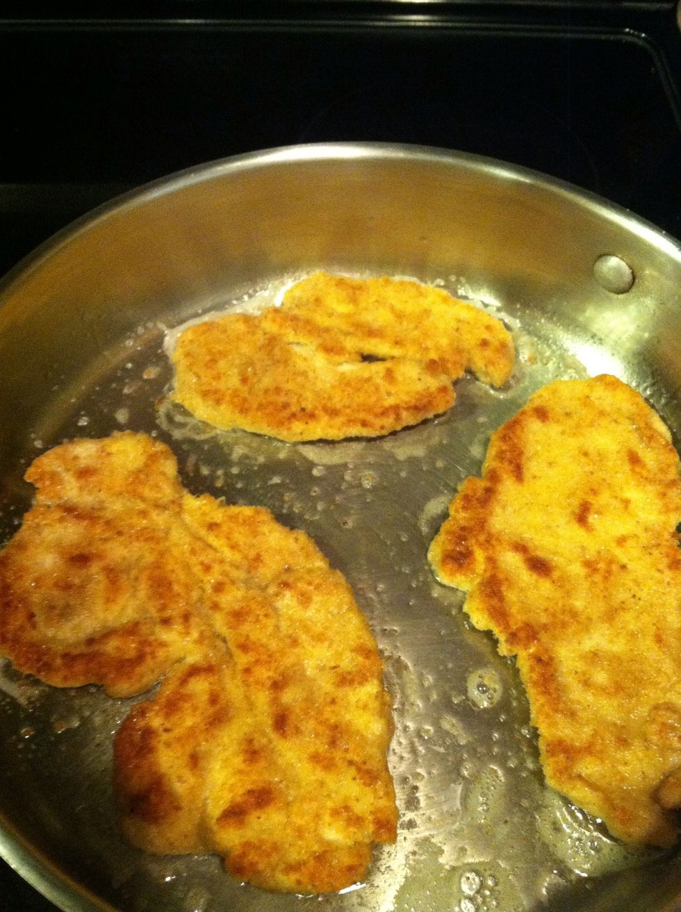 I cooked the other side about 2 minutes.