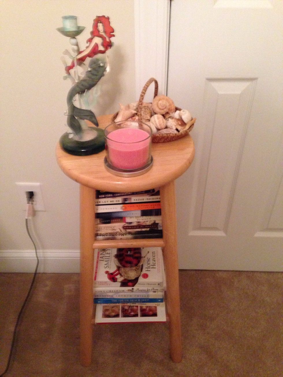 ...I could create a table display that is hard to knock over.