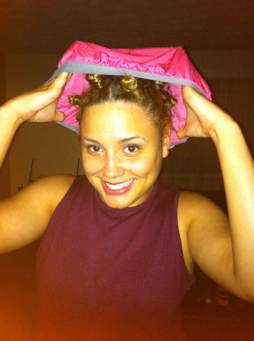 I cover mine with a satin bonnet overnight. I've left them in for just 3hours and the curls were still extremely bouncy. Whatever your preference \ud83d\ude01