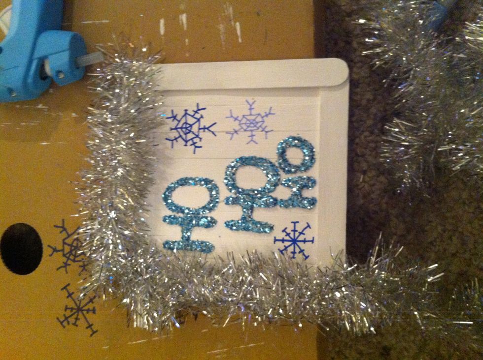 I cut each side individually. It made it easier for placement.