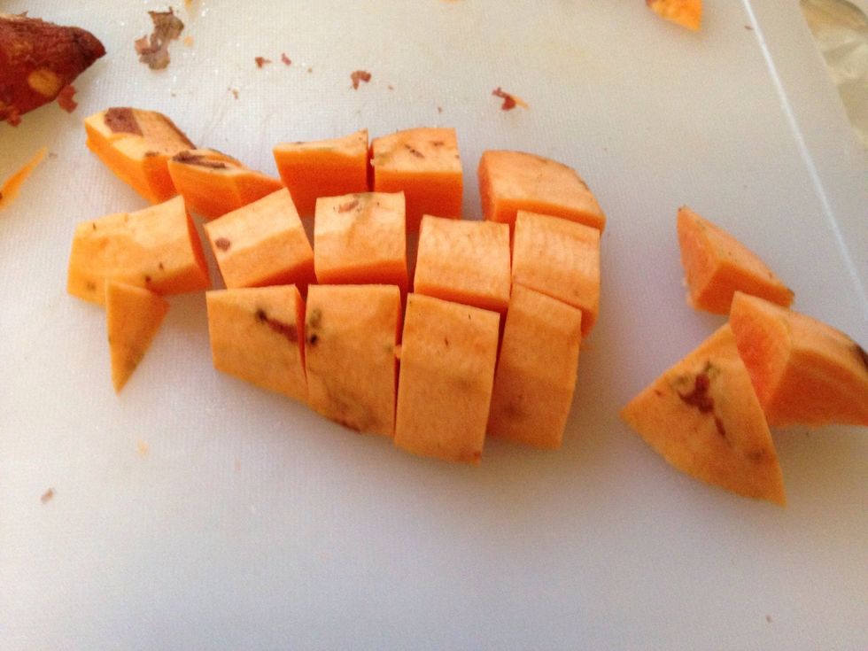 I cut mine into smaller chunks for bite sized treats.