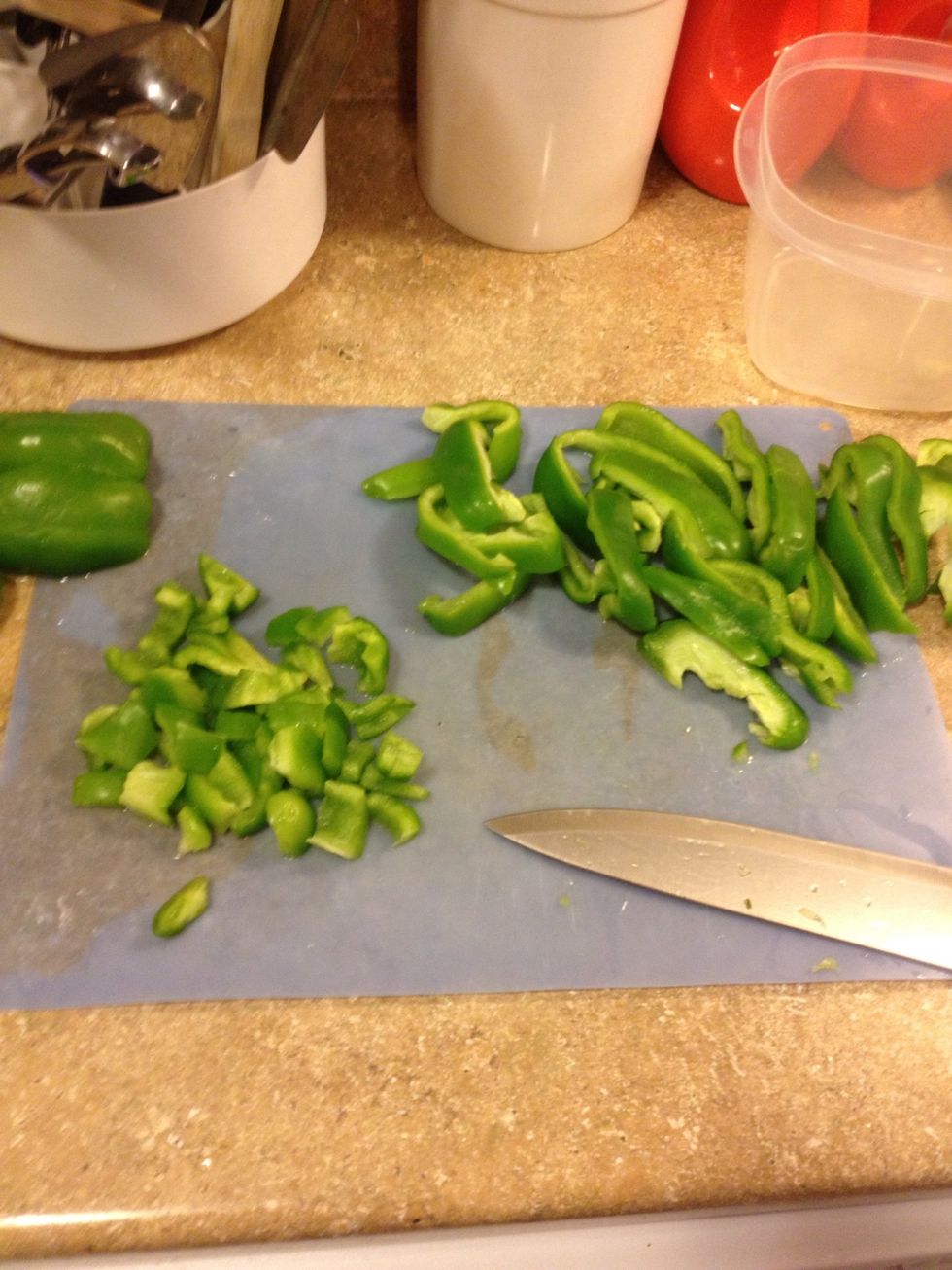 I cut these two ways, this really makes it easy to grab and cook