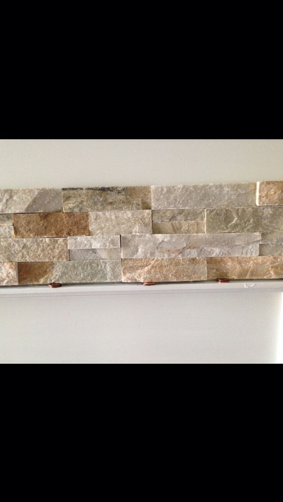 I decided to give it a gap and instead of spending money I just used penny's at the corner of the pieces to get the space I wanted. \ud83d\ude00click the pic for a better view